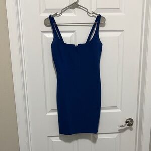 Likely Royal Blue Double-Strap Mini Dress